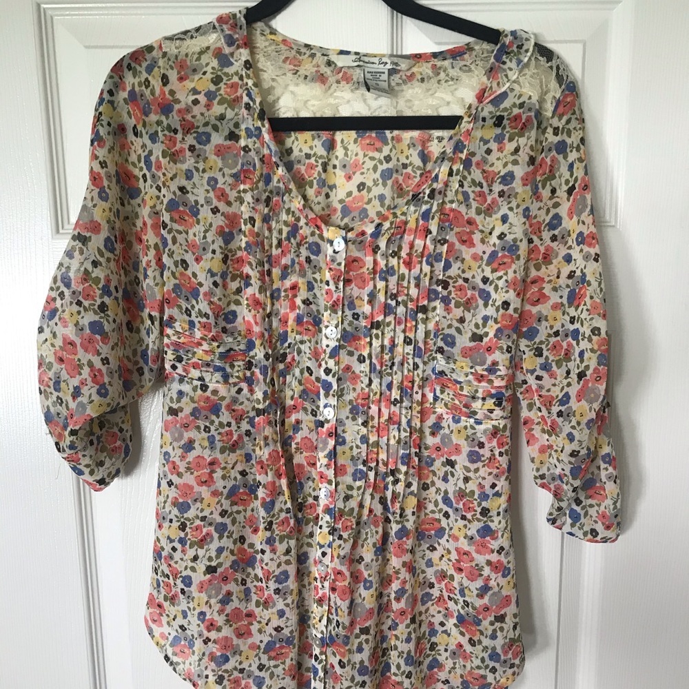 Floral Blouse -America. Rag